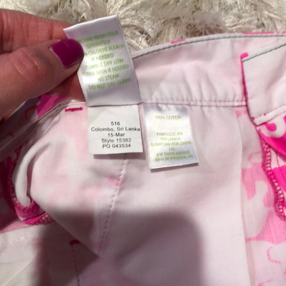 Lilly Pulitzer Tusk in Sun buttercup shorts 🐘 ☀️ - Picture 6 of 7